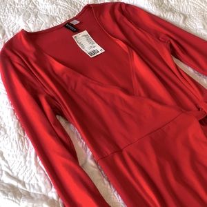 Red Wrap Dress